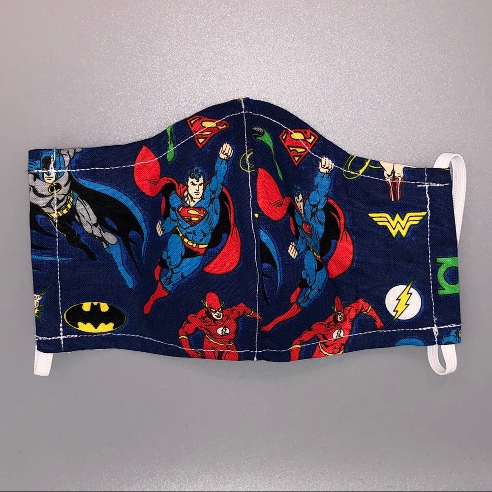 Dc comics super hero fabric face mask